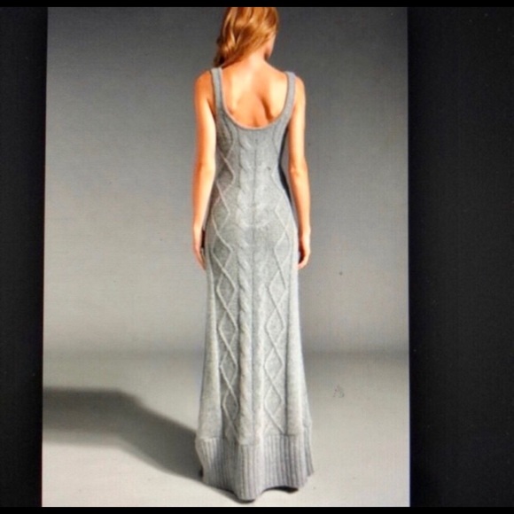 Iso Snowed In Cable Knit Sweater Dress 